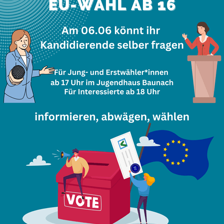 Infoveranstaltung für Jungwähler ab 16 zur Europawahl